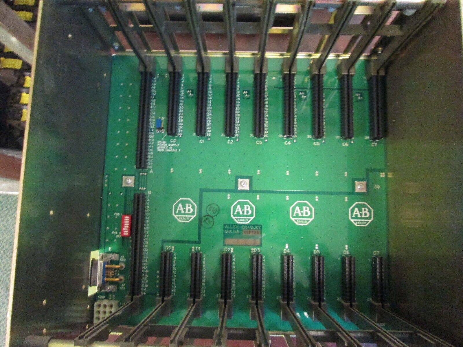 Allen-Bradley I/O Chassis 1771-A2B 8-Slot Used