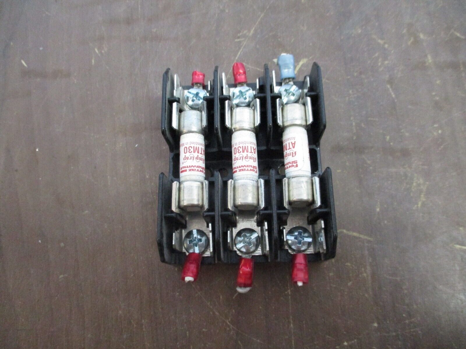 Buss Fuseholder BM6033SQ 30A 600V 3P w/ (3) 30A Fuses Used
