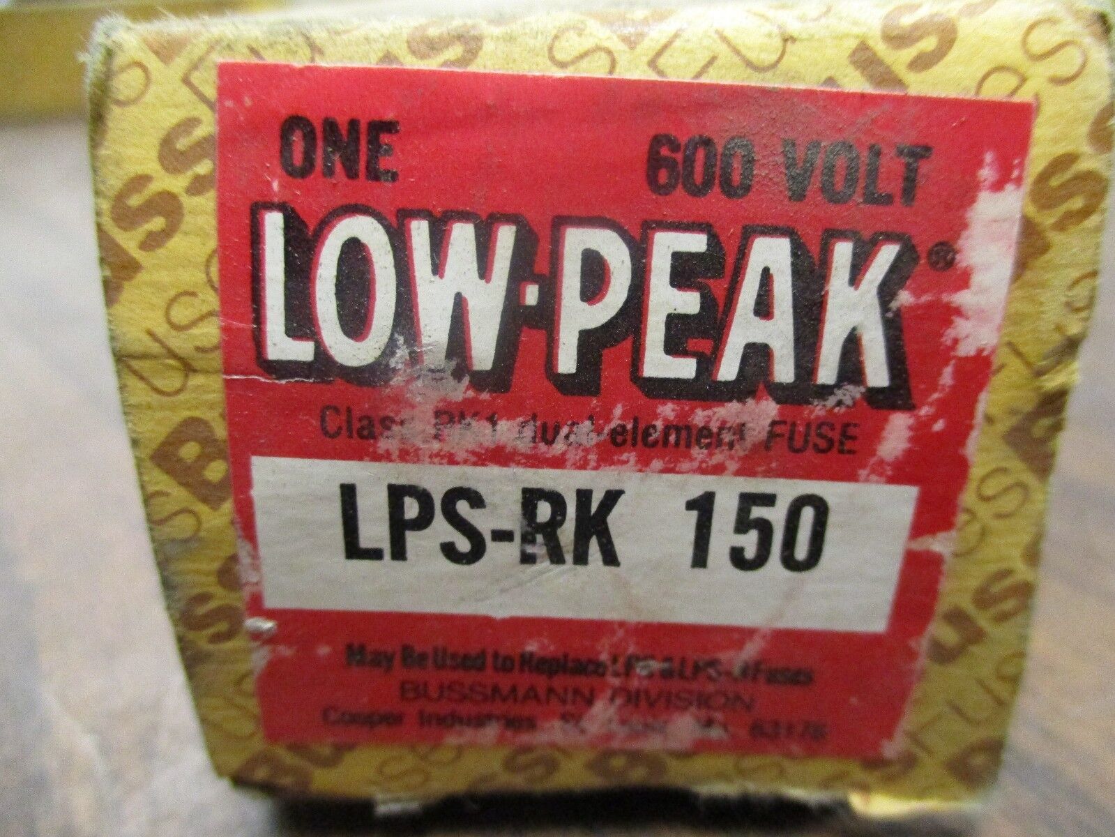 Bussmann LPS-RK 150 Fuse 150A 600V New Surplus