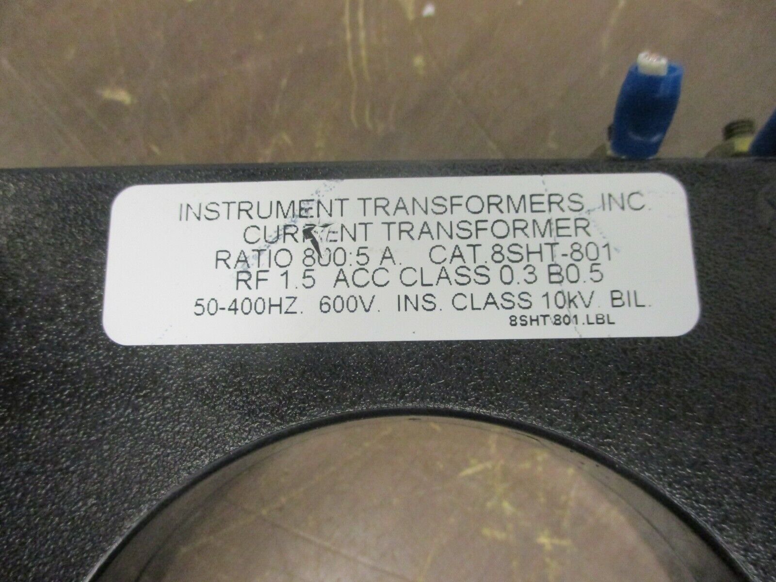 Instrument Transformers Current Transformer 8SHT-801 Ratio 800:5A 600V 50-400Hz