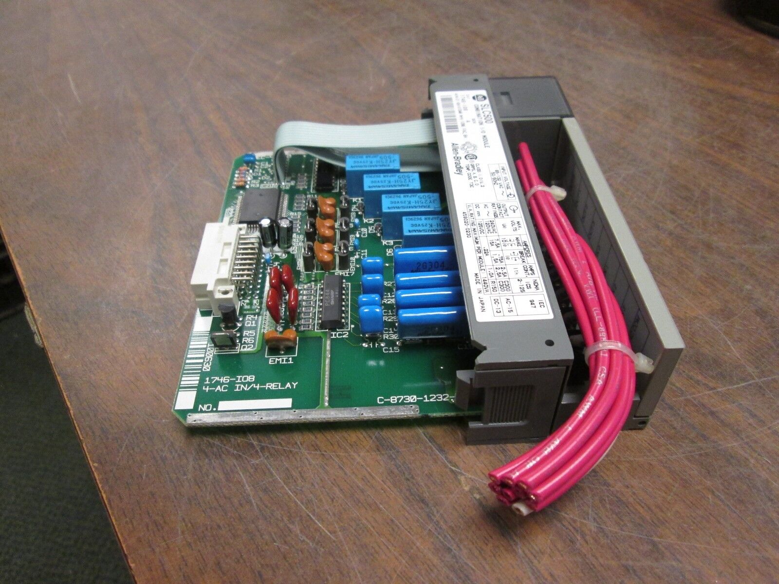 Allen-Bradley SLC500 Combination I/O Module 1746-IO8 Series A 85-132VAC Used