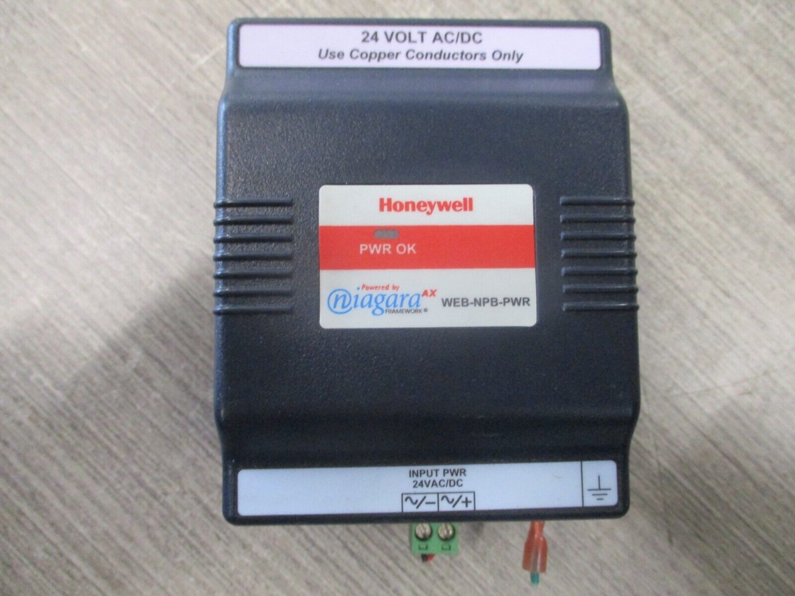 Honeywell Niagara AX Power Supply WEB-NPB-PWR 24V AC/DC Used