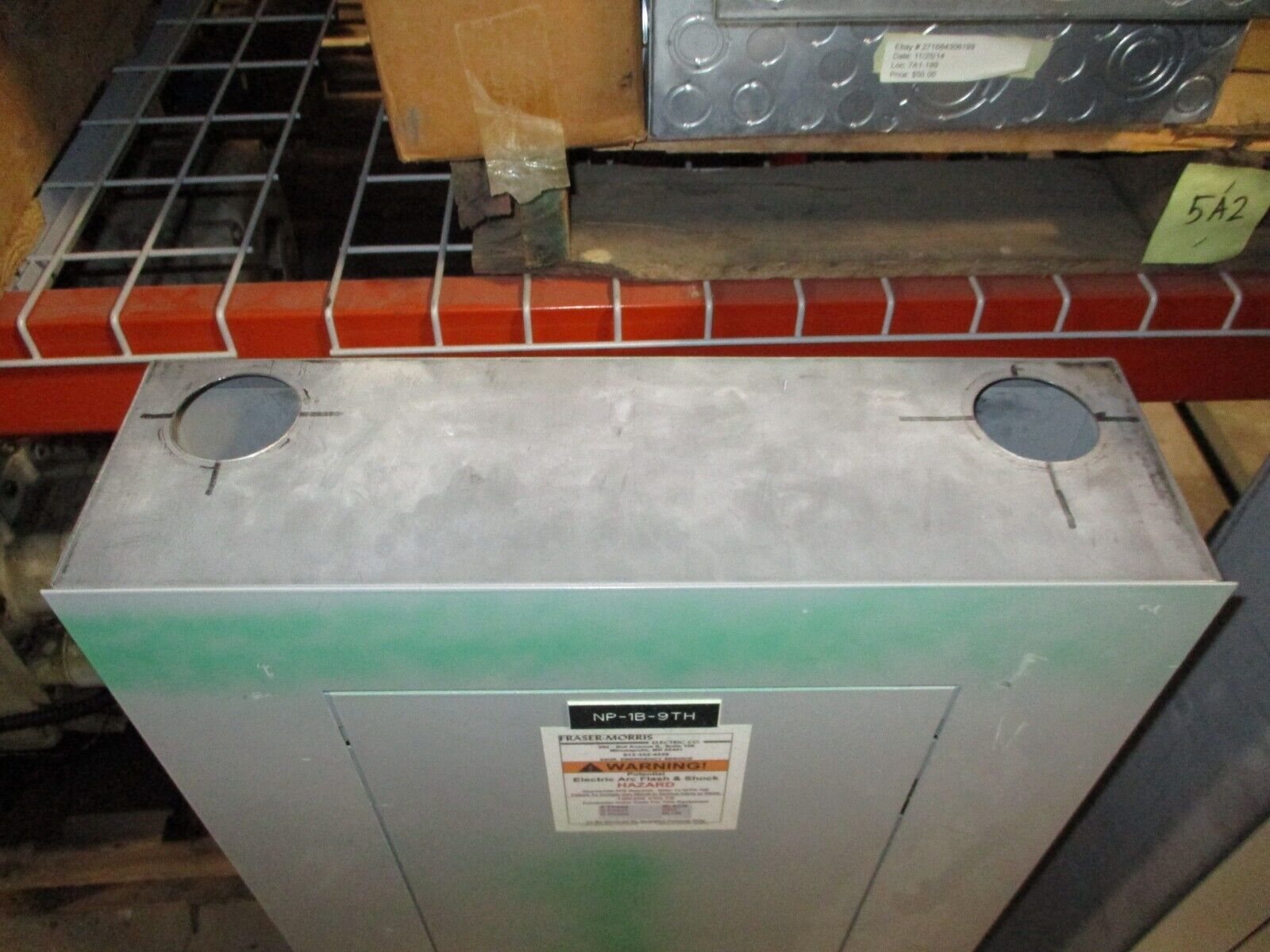 GE Main Lug Breaker Panel AQF3421MT 125A Max 208Y/120V 3Ph 4W 42-Circuit Used