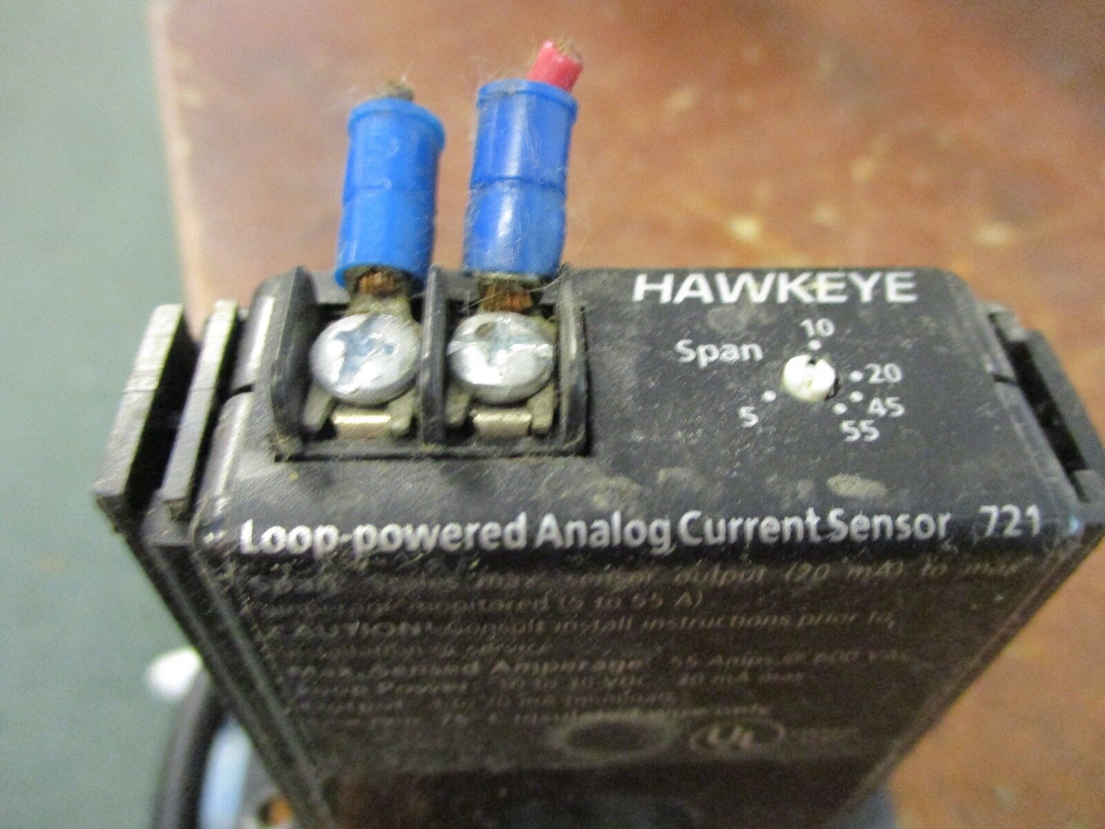 Veris Industries Hawkeye Loop-powered Current Sensor 721 5-55A Power:10-30VDC