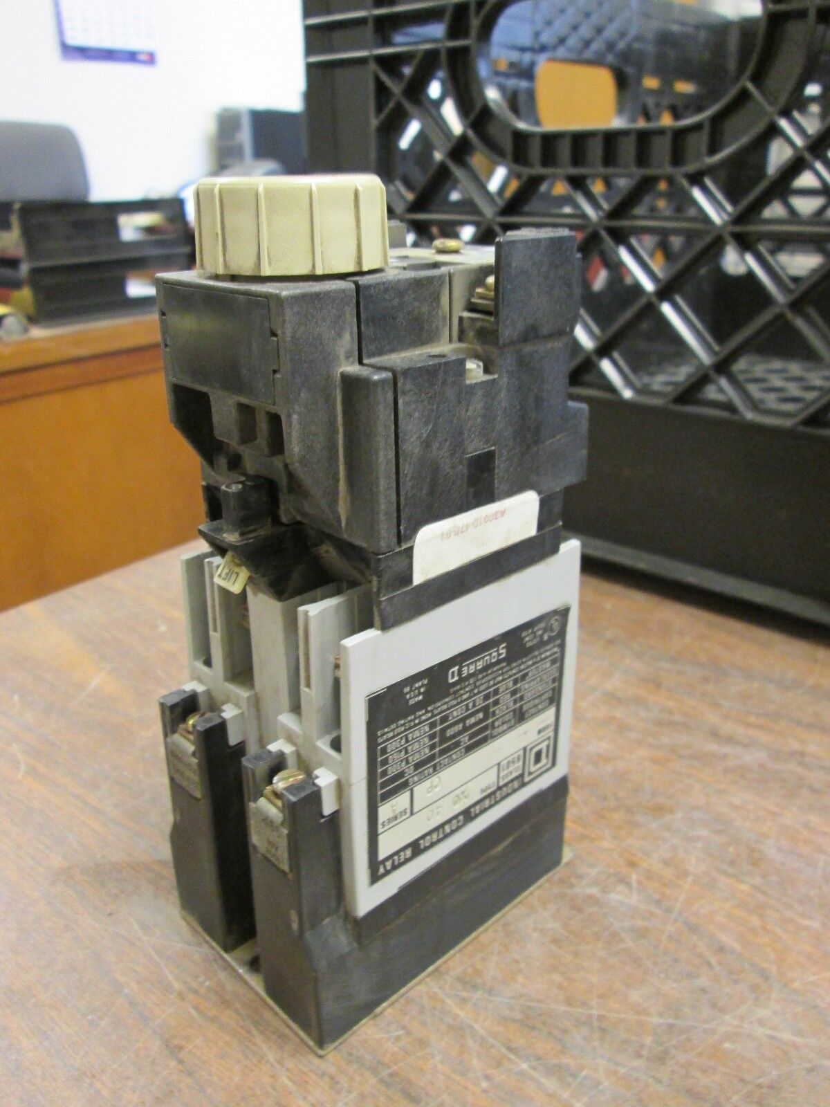 Square D Control Relay w/ Timing Relay 8501 X0 40 CP 8501 XTE1 20A Used