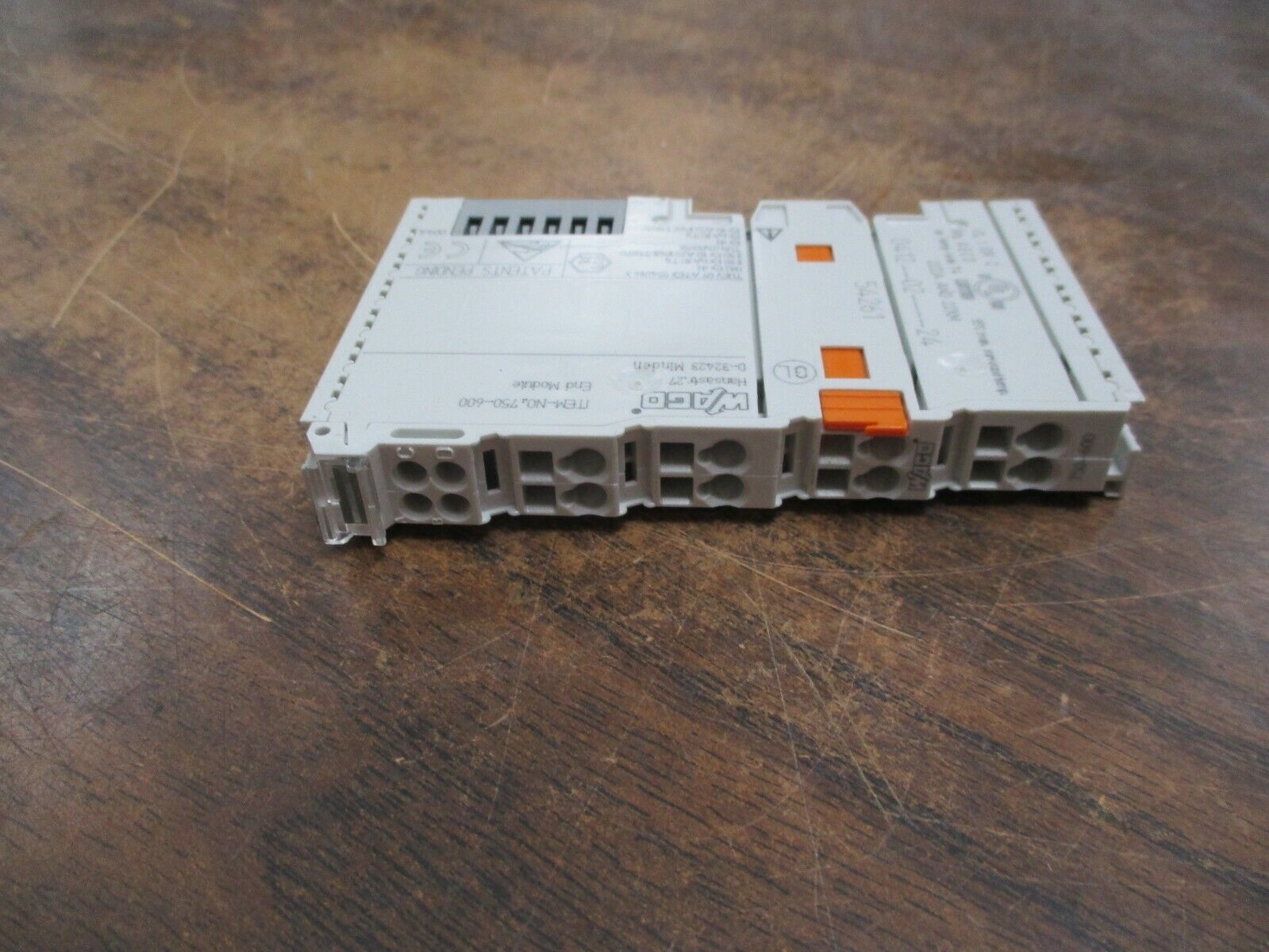 WAGO End Module 750-600 Used