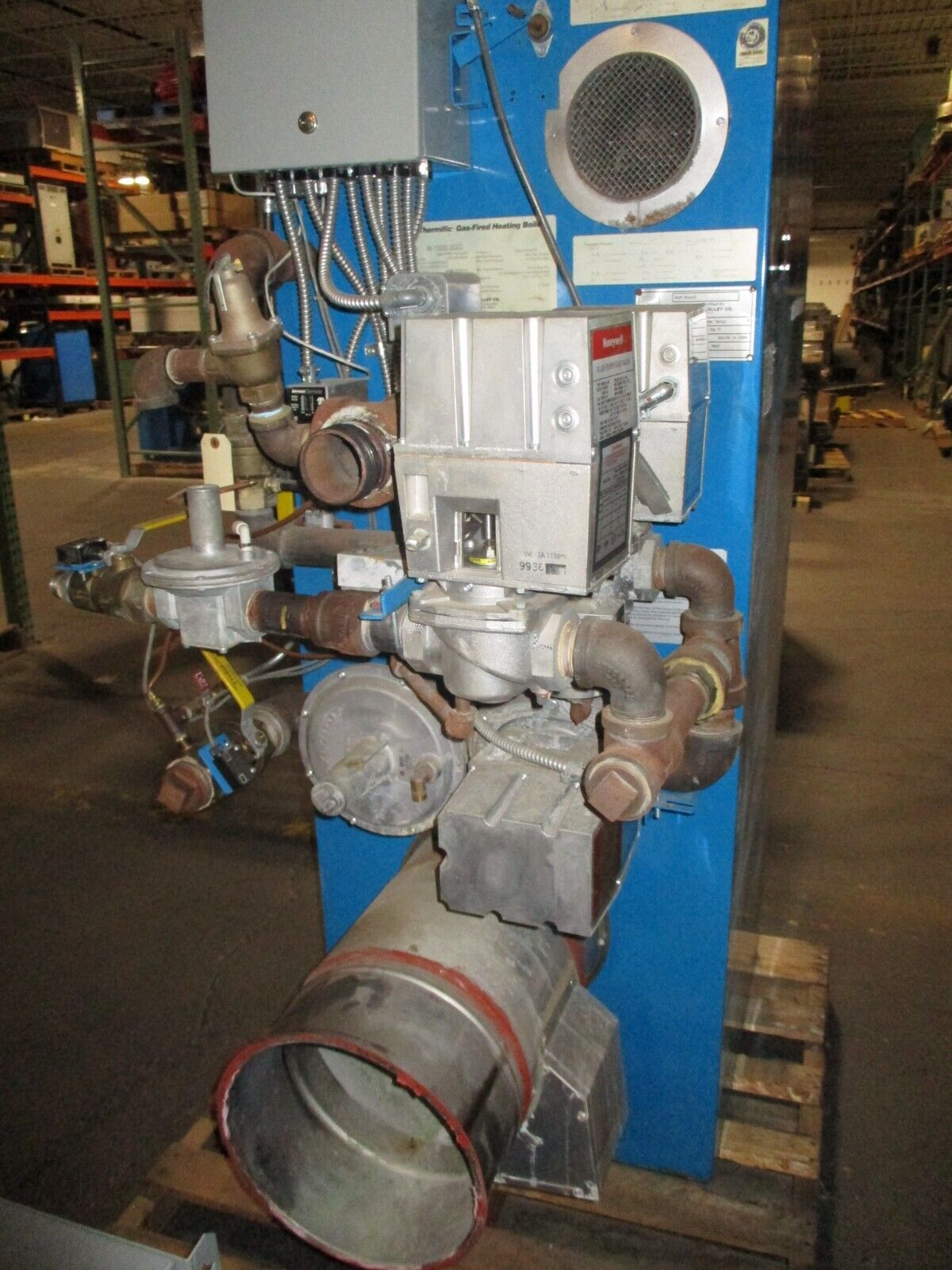 P-K Thermific Boiler N-1500-2GG Natural Gas 1,500,000 BTU 120V 60Hz 1Ph Used