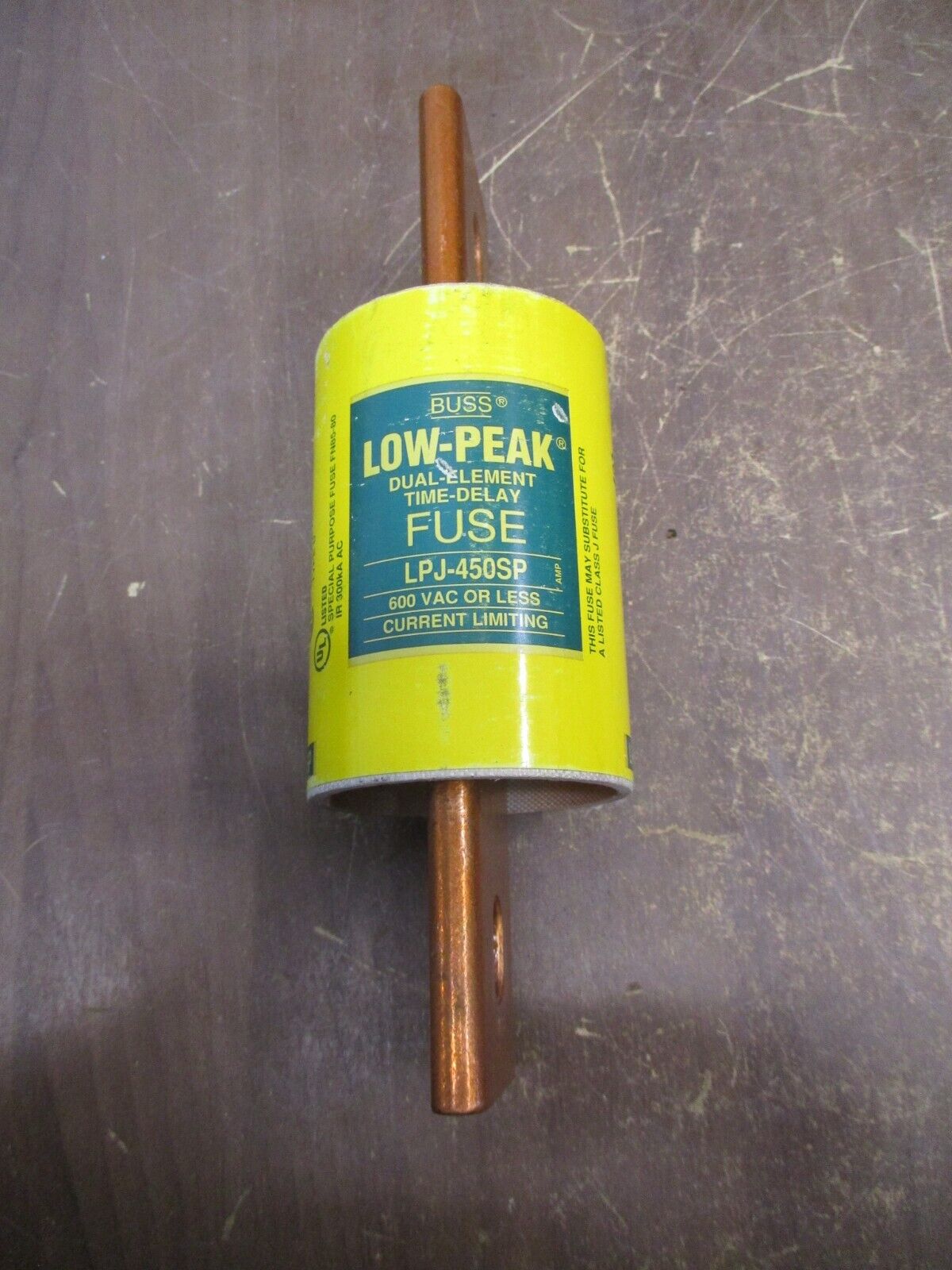 Buss Low-Peak Fuse LPJ-450SP 450A 600V Used