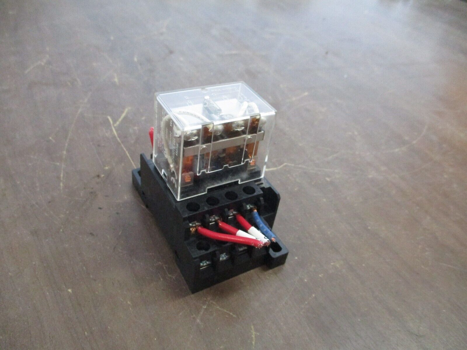 Omron Relay w/ Base LY4 120V Coil Used