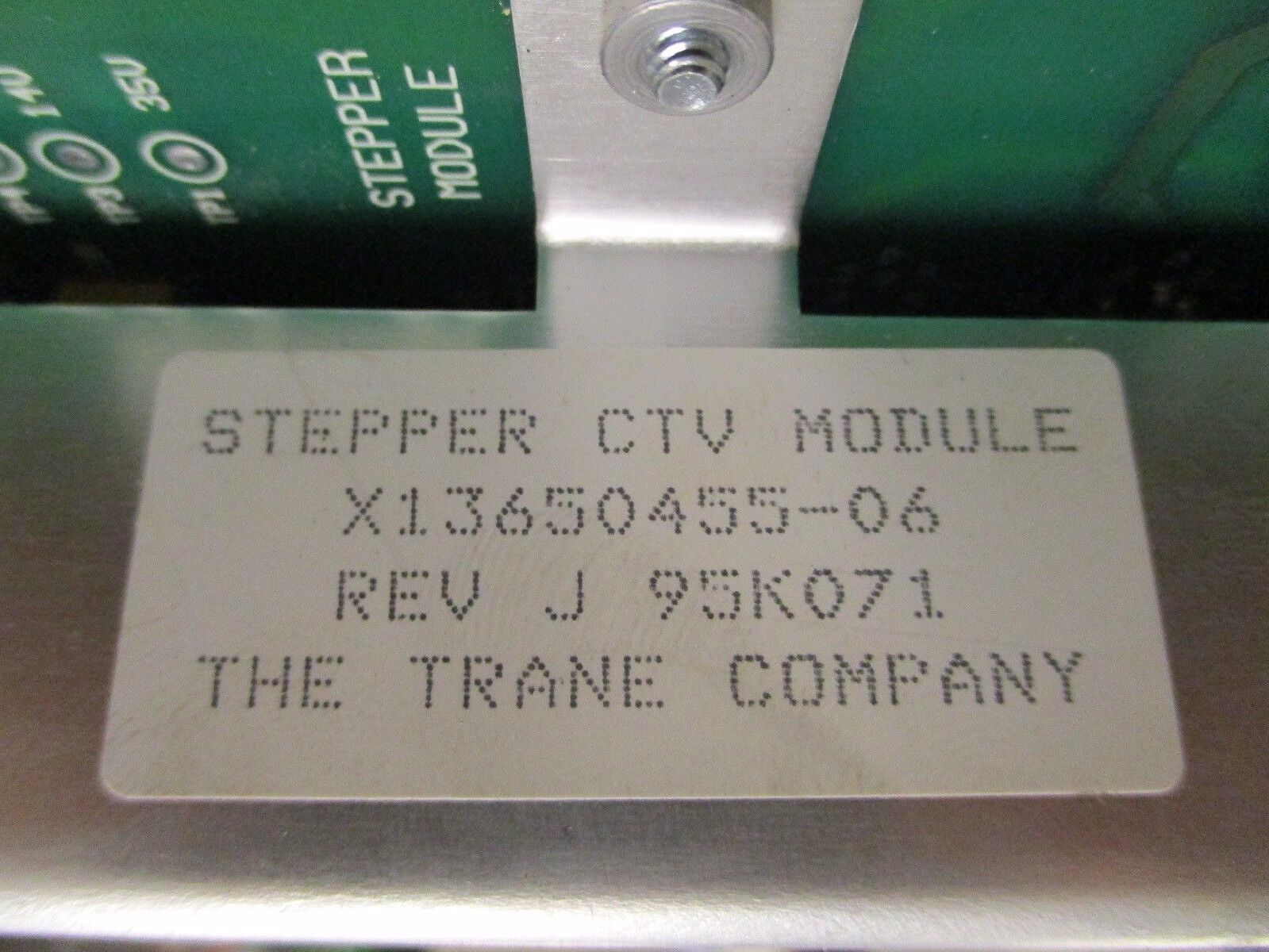 Trane Stepper CTV Module X13650455-06 Rev J Used