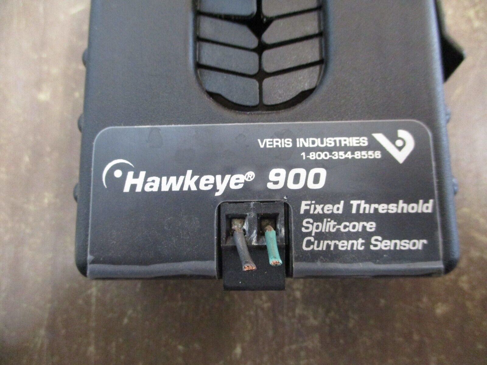 Veris Hawkeye 900 Split-Core Current Sensor H900 Fixed Threshold 0.1A 30V Used