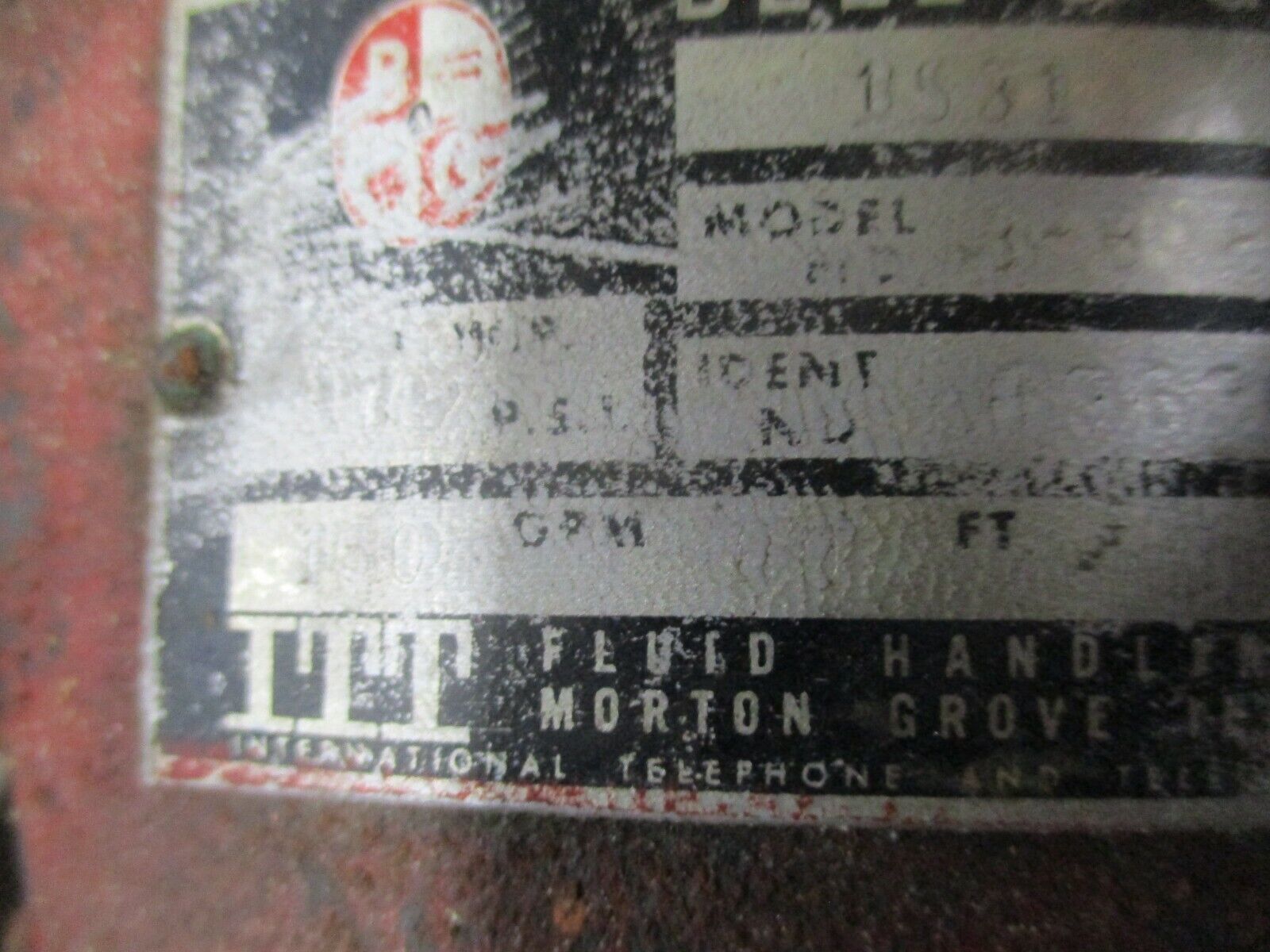 Bell & Gossett 1531 Pump 3RB-BF 5HP 1800RPM 208-230/460V Used
