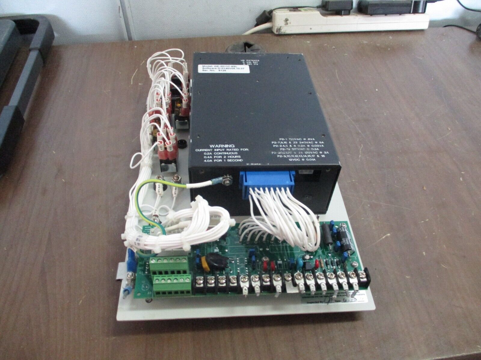 GE GE-2011 Voltage Regulator Control GE-2011C-6SL S/W: D-0146V08.10.07 Used