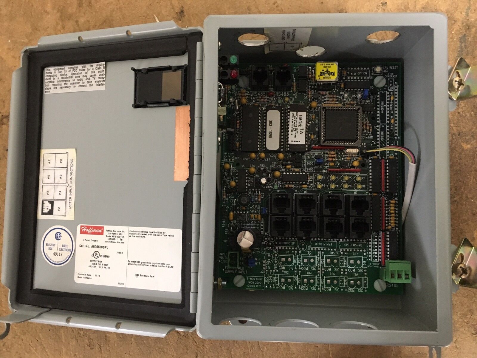 E-Mon D-Mon Internal Data Recorder IDR8 Used