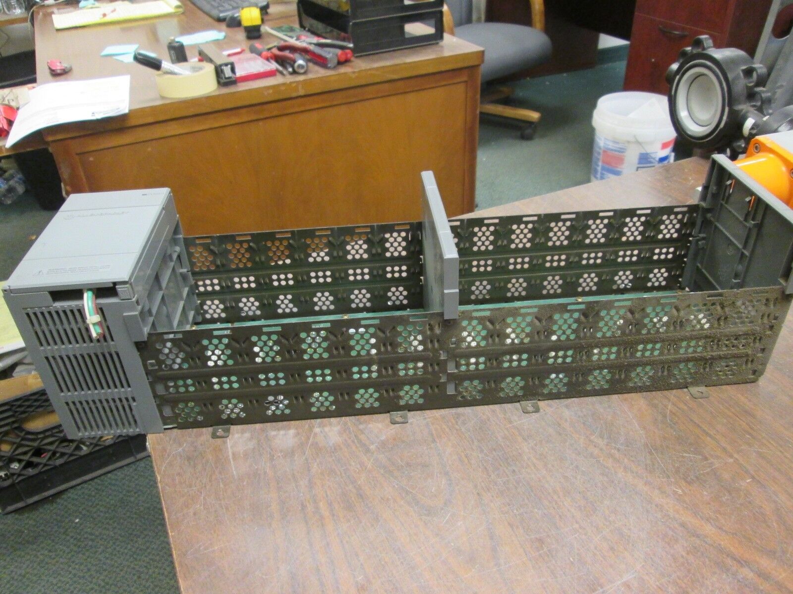 Allen-Bradley PLC Rack w/ Power Supply 1746-A13/1746-P2 13-Slot Used