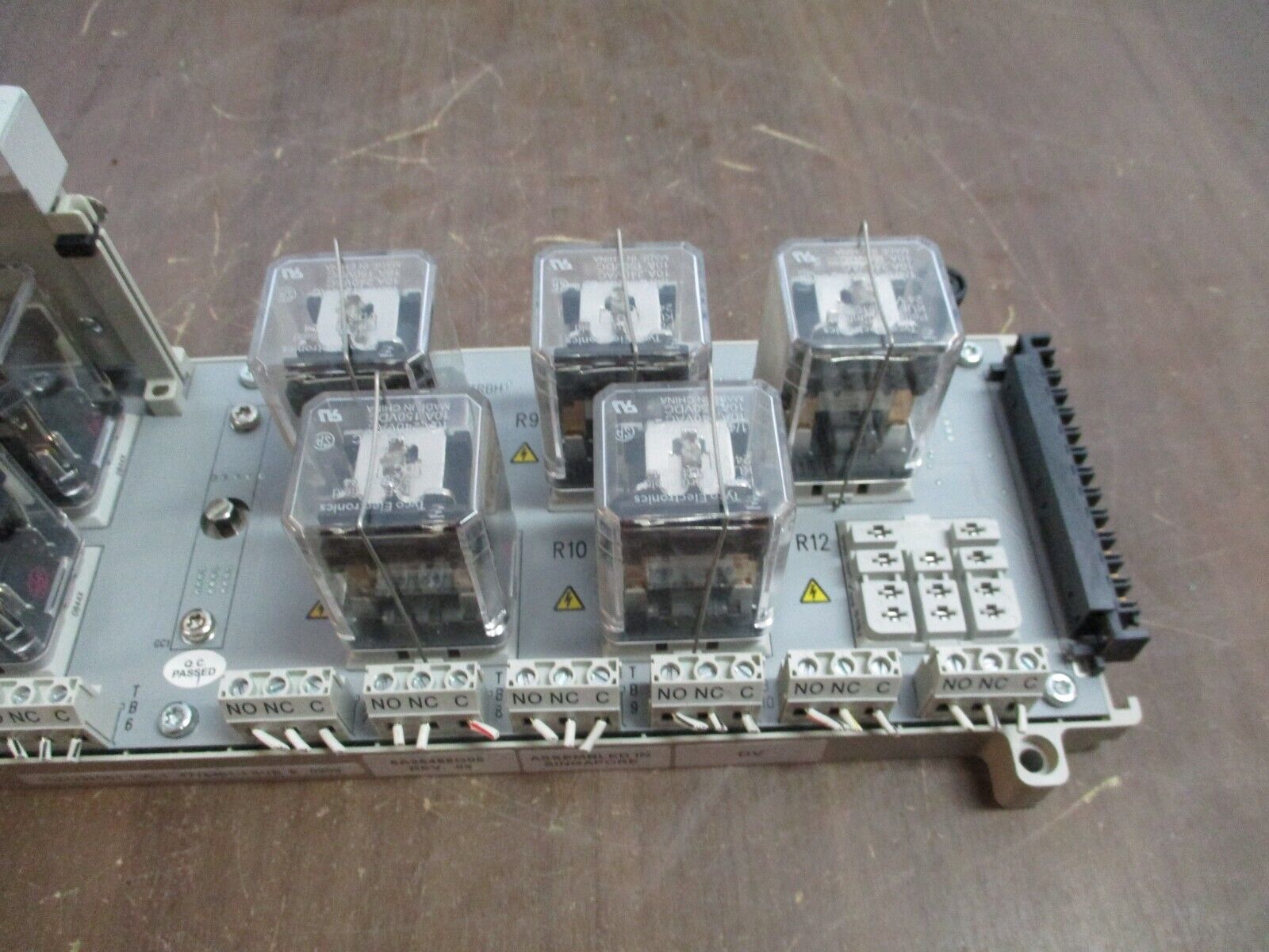 Tyco/Emerson Ovation Relay Assembly 5A26458G05 Rev. 09 *Missing (1) Relay* Used