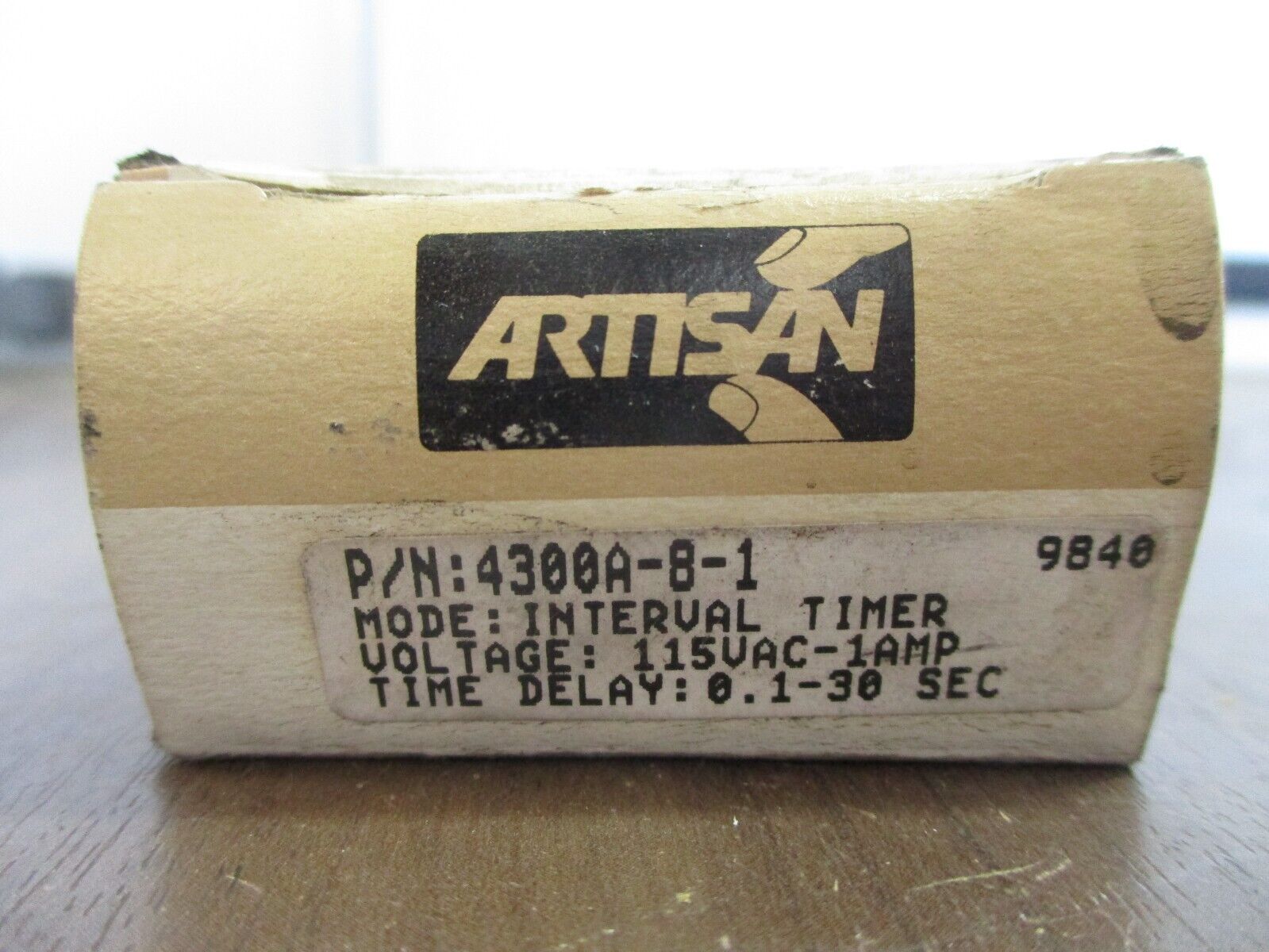 Artisan Solid State Interval Timer 4300A-8-1 115VAC 1A Delay: 0.1-30 Sec