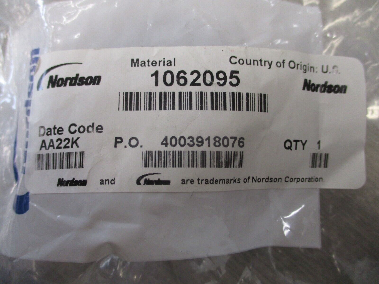 Nordson Reduced Cavity Ball & Seat Kit 1062095 New Surplus