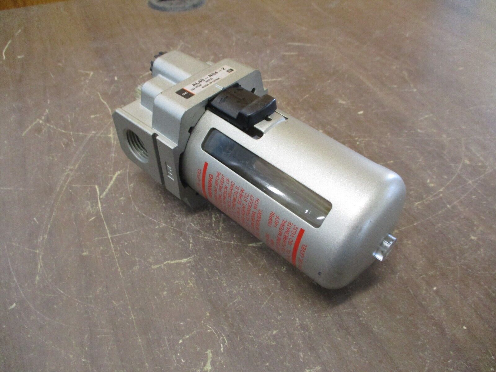 SMC Lubricator AL40-N04-Z 150PSI Used