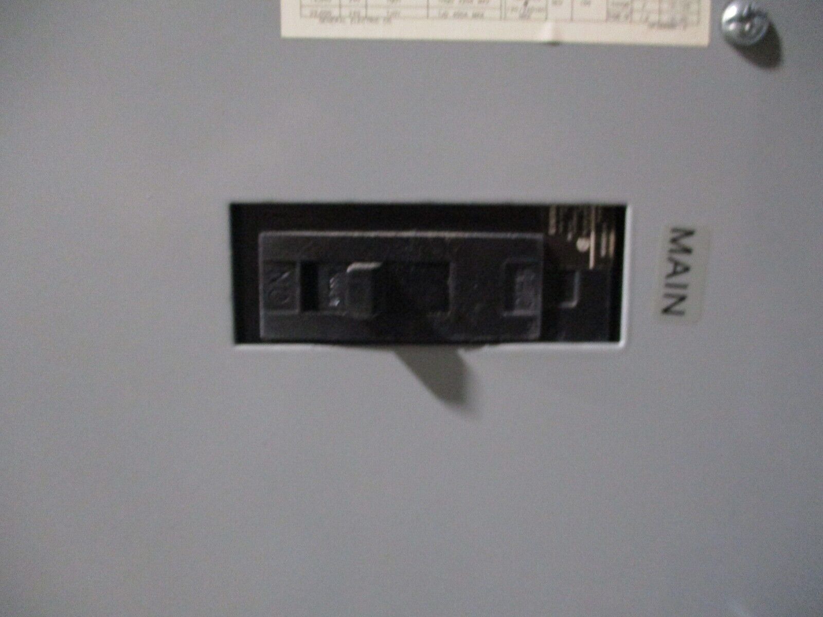 GE Main Breaker Circuit Breaker Panel AQF3422ATX 225A Max, 200A Main 208/120V