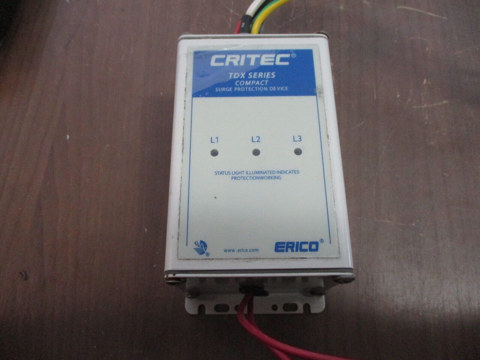 Erico Critec TDX Series Compact Surge Protection Device TDX100C 277/480 3Ph Used