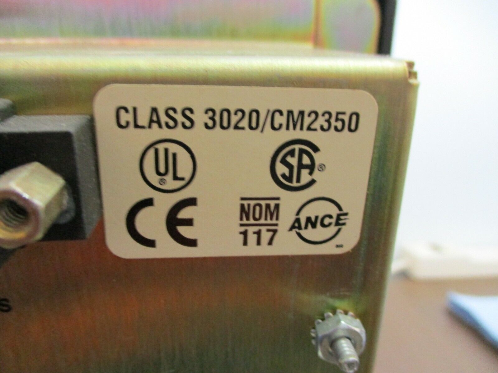 Square D PowerLogic Circuit Monitor w/Ride-Thru Module 3020 CM-2350 100-264VAC