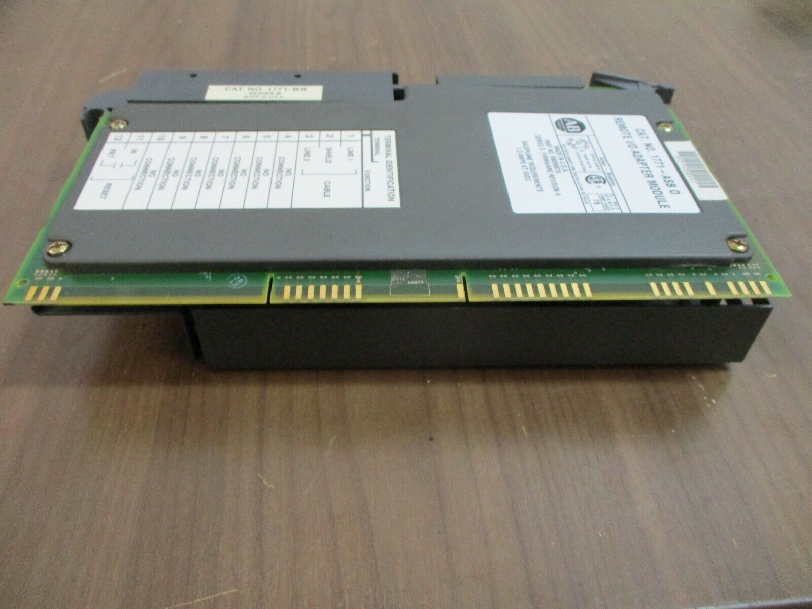 Allen-Bradley Remote I/O Adapter Module 1771-ASB D Ser. D F/W Rev. H Used