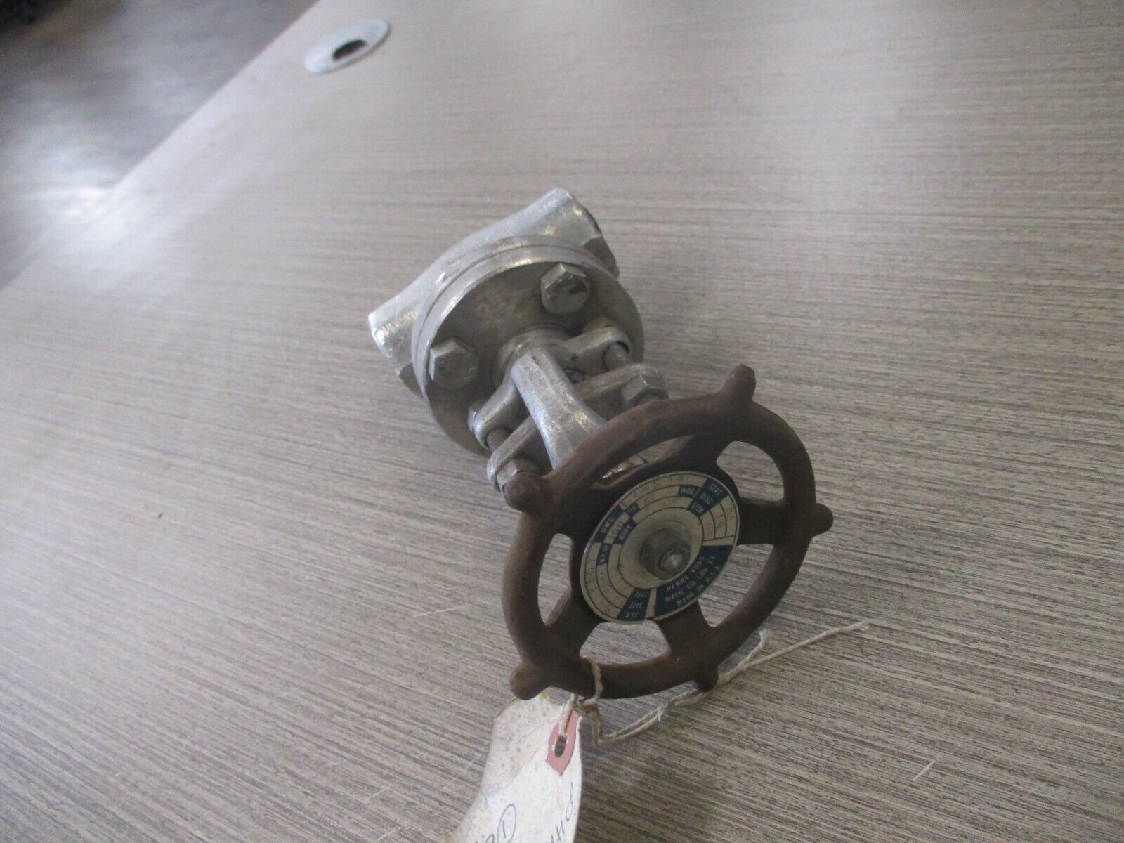 Henry Vogt Globe Valve B44244R7 Size :3/4 2000WP 100Degrees F. Used.