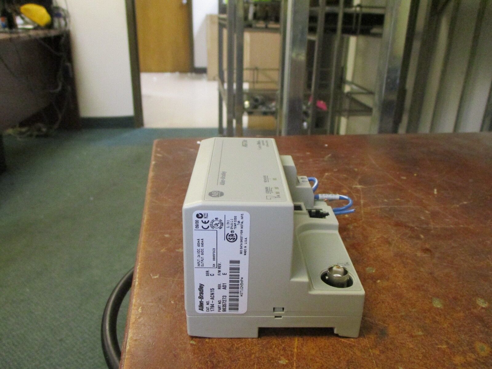Allen-Bradley Flex I/O ControlNet Adaptor 1794-ACN15 Ser.A Rev.A01 F/W Rev.B