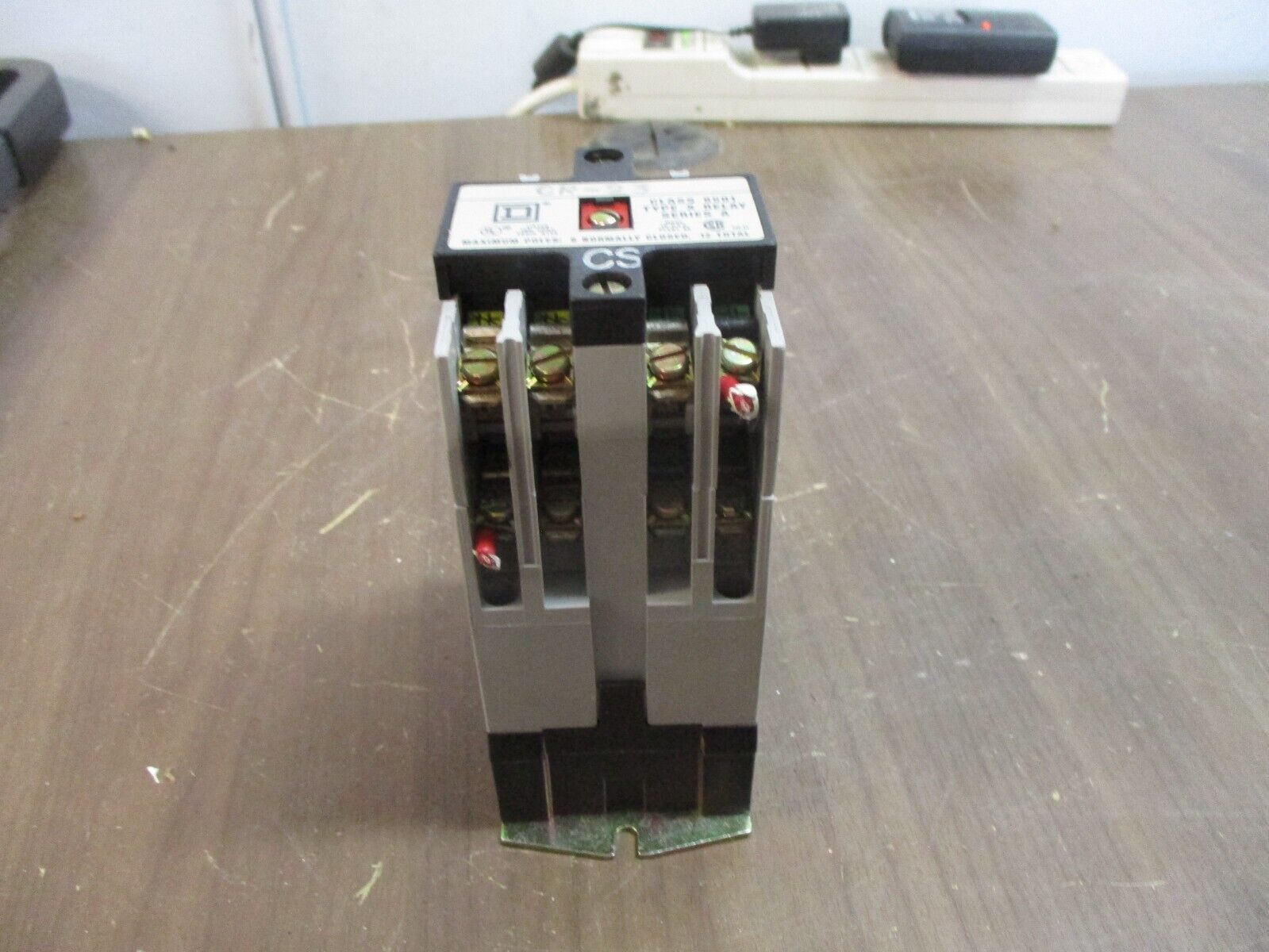 Square D Type X Relay 8501 X0 80 DS 120V Coil 20A Used