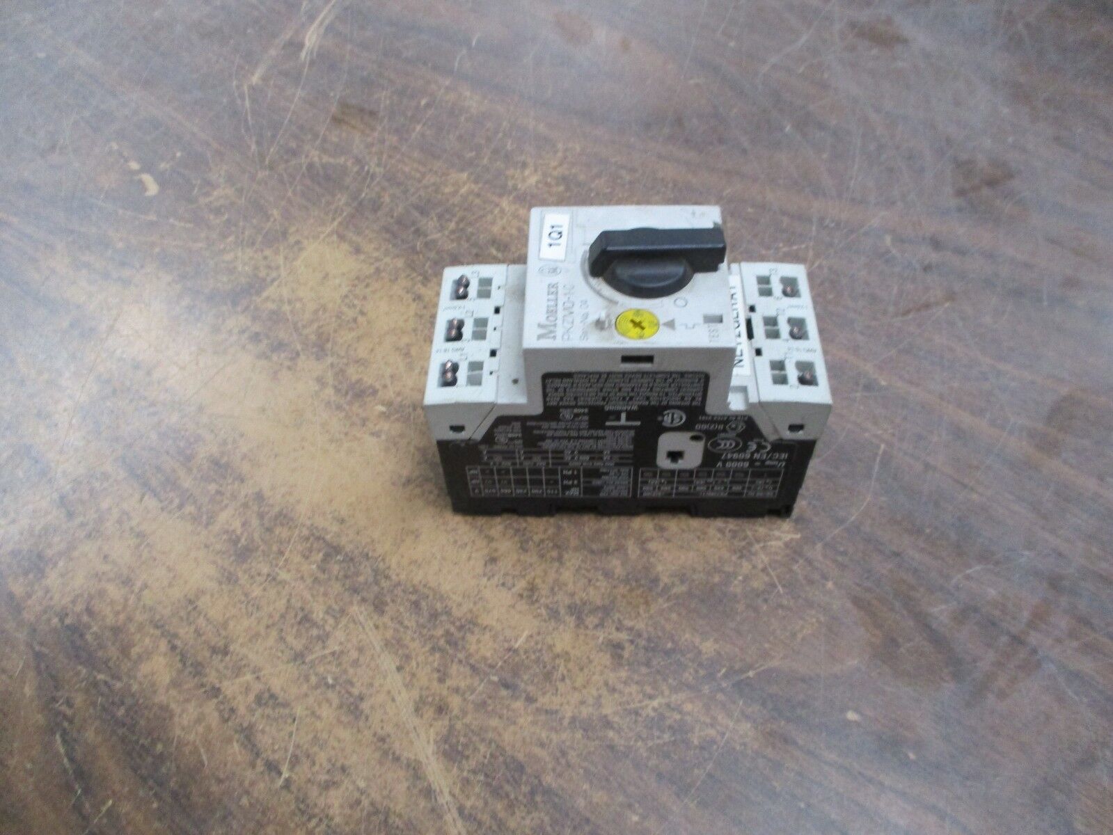 Moeller Motor Protector PKZM0-1-C Trip: .63-1.0A 600V Used