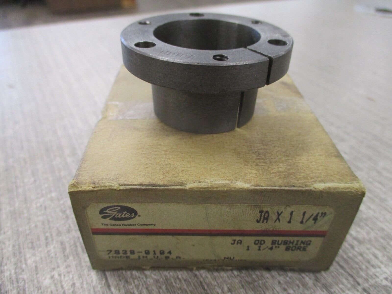 Gates QD Bushing 7838-0104 JA x 1 1/4" New Surplus