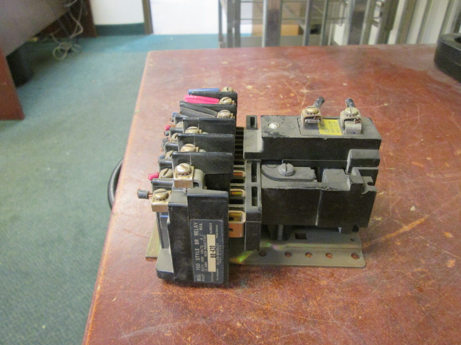 Allen-Bradley BR Relay BR-420 480V Coil 10A 600V Used