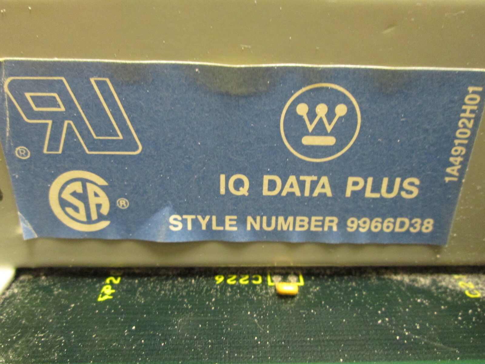Westinghouse IQ Data Plus 9966D38 w/ 5281C55G02 @ 5281C55G1 Modules Used