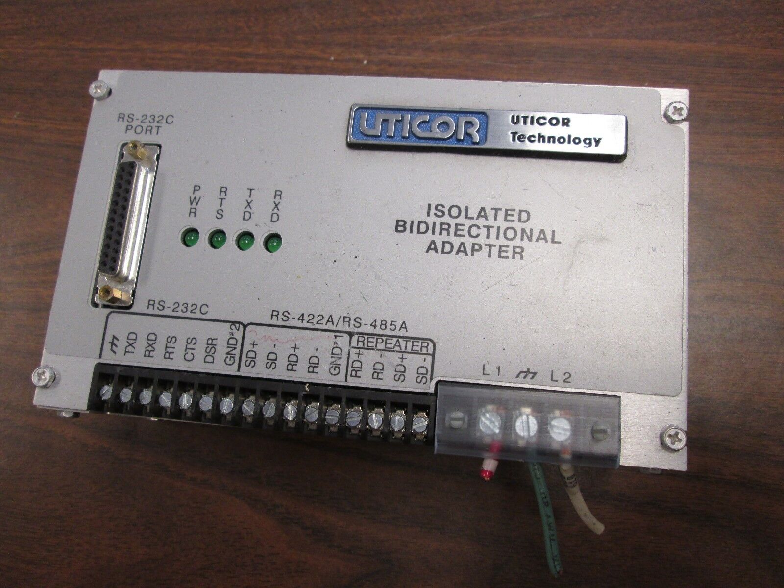 Uticor Isolated Bidirectional Adapter 76535 .1/.05A 115/230V 50/60HZ Used