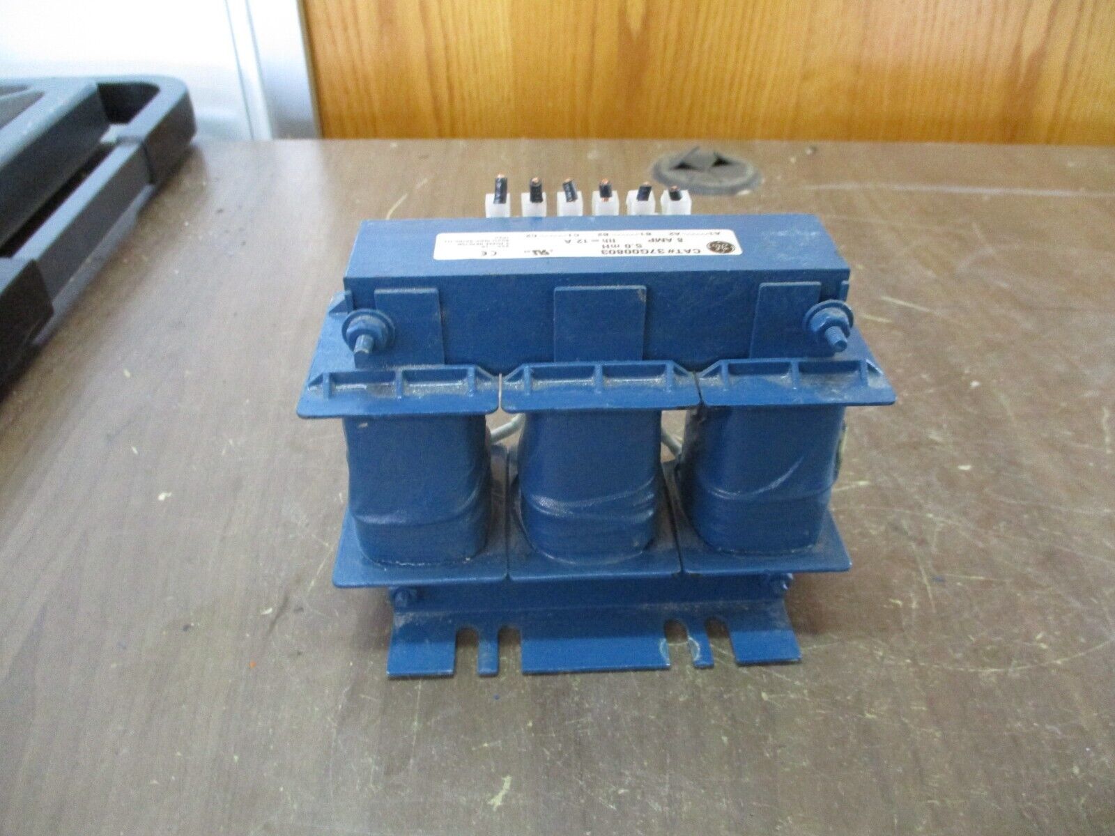 GE Line Reactor 37G00803 5.0mH 8A 3Ph 600V 50/60Hz Used