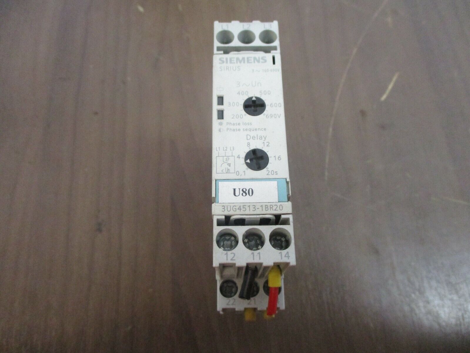 Siemens Sirius Monitoring Relay 3UG4513-1BR20 Used