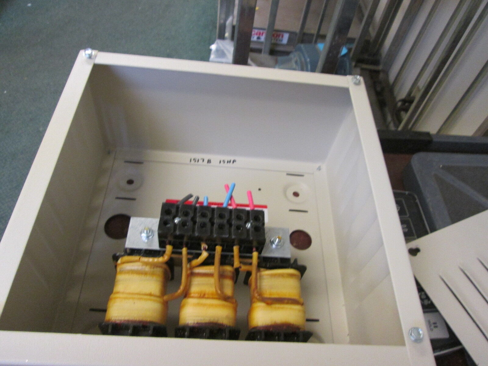 TCI KDRUL Drive Reactor KDRULD1PE01 Motor Amps: 21 3Ph 50/60Hz 600V 21A Used