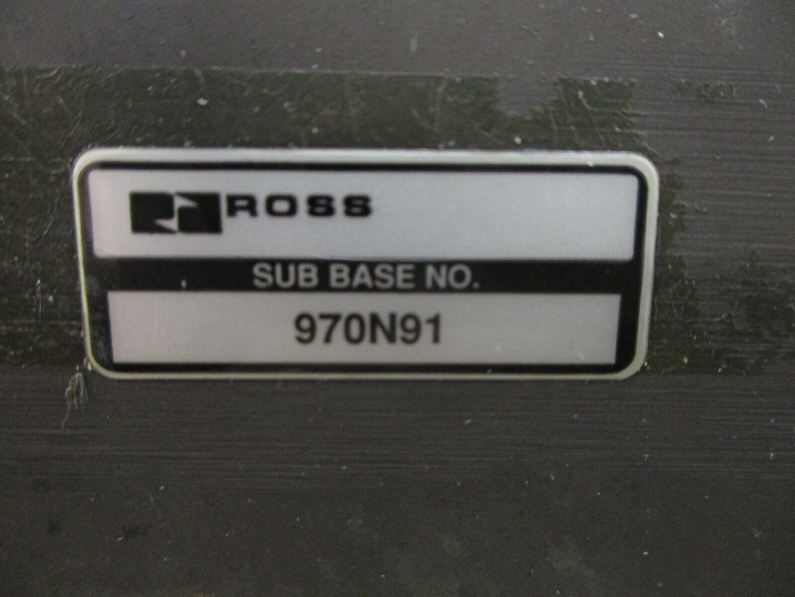 Ross Interposed Regulator 970N91 New Surplus