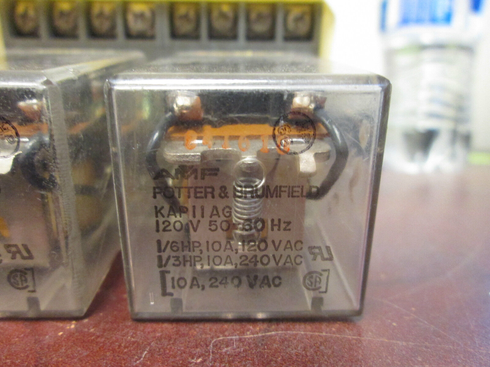 Potter & Brumfield Relay KAP11AG 120V *Lot of 2* Used