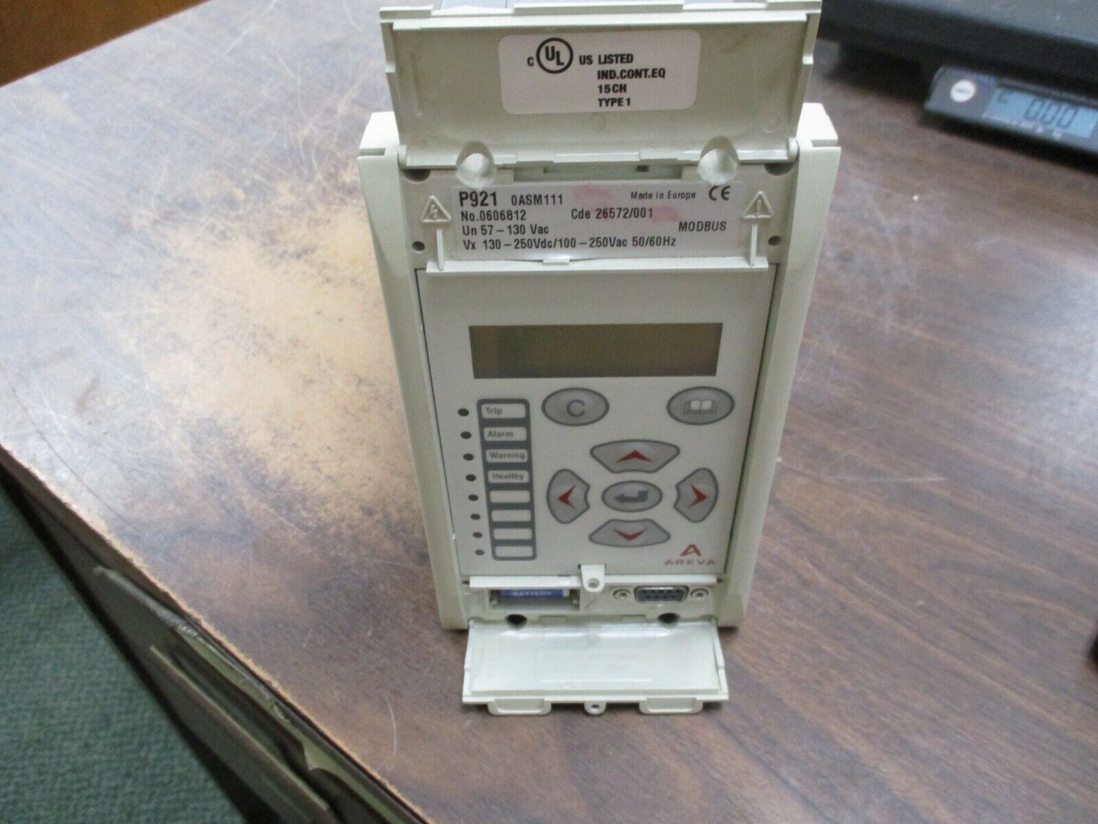 Areva MiCOM Protection Relay P921 0ASM111 Input: 57-130VAC *Chipped Cover* Used