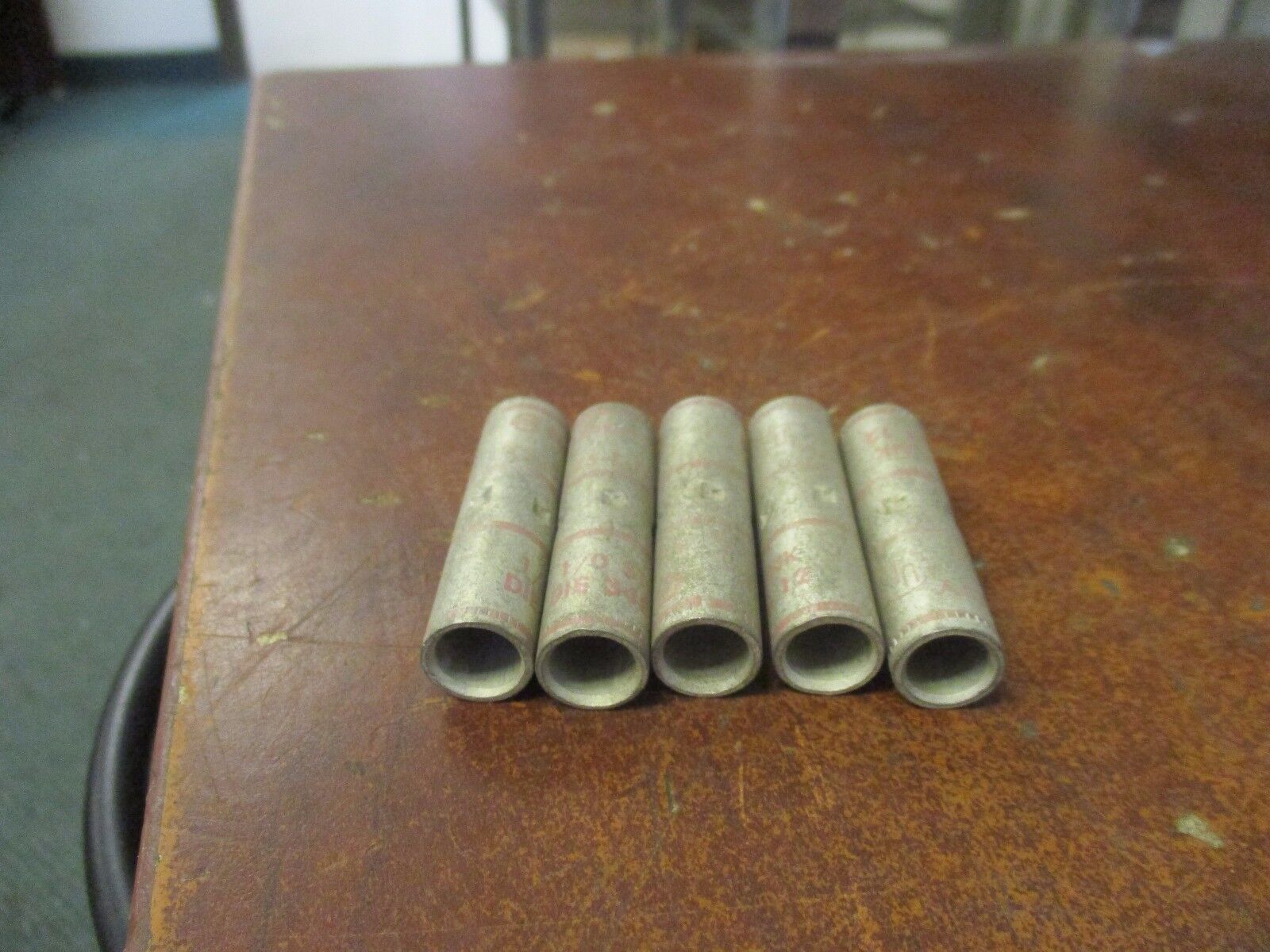 Burndy Butt Splices YS25-L Size: 1/0 STR "Lot of 5" New Surplus