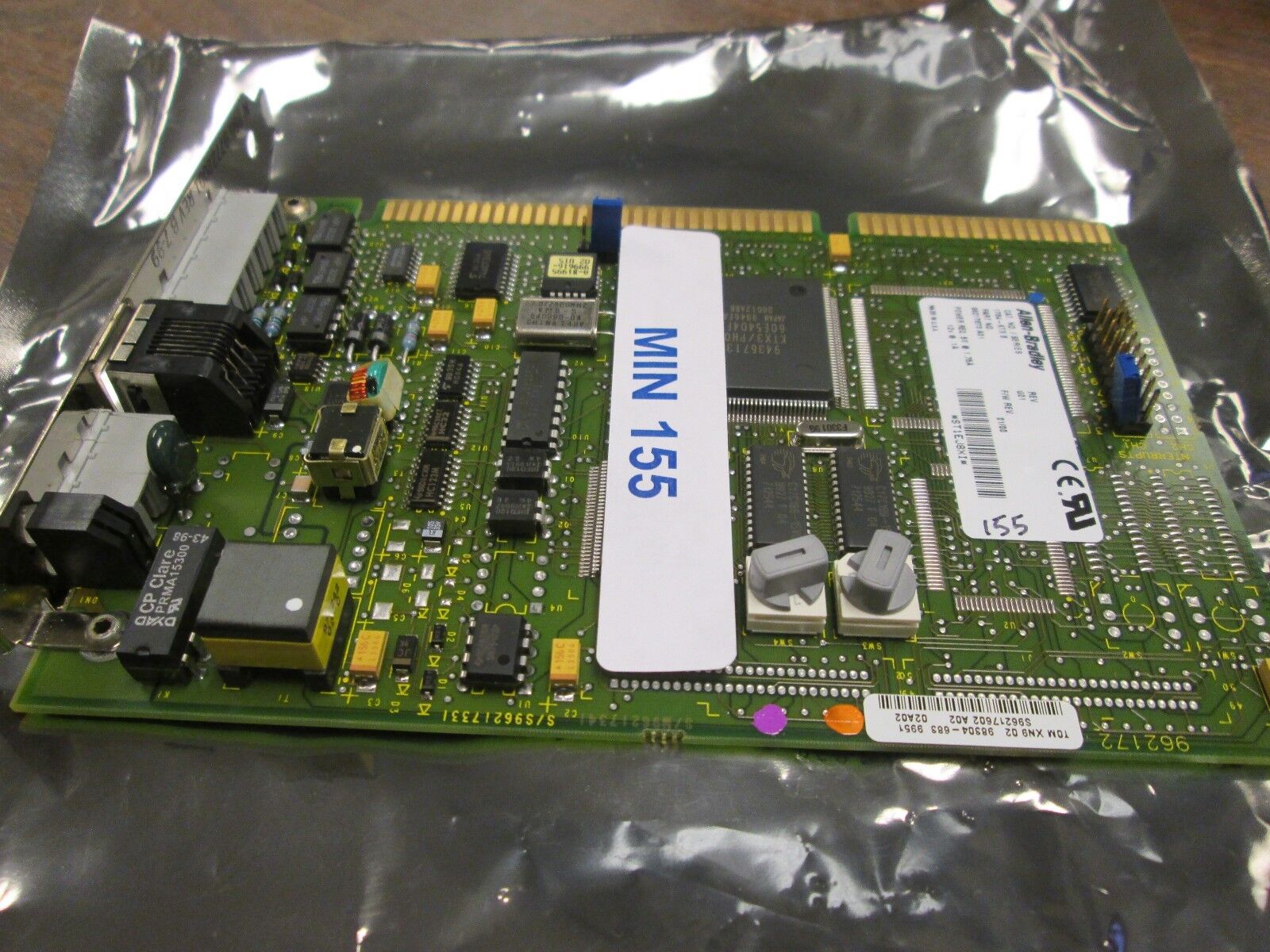 Allen-Bradley Comm ISA Card 1784-KTX B Rev G01 F/W Rev. 01/00 *No Box* New Surp