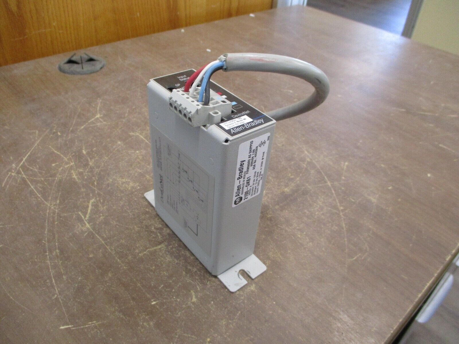 Allen-Bradley DeviceNet Comm Module 2100-GK61 FRN: 2.080 Series A w/ Cable Used