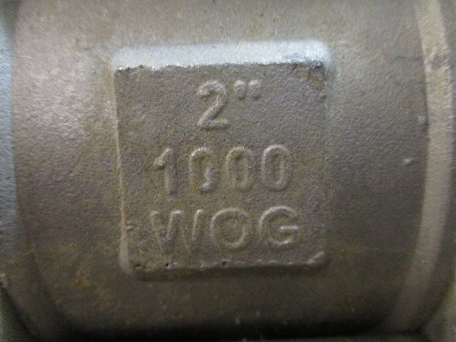 QSM Stainless Steel Ball Valve Size: 2" 1000 WOG *Bent Handle* Used