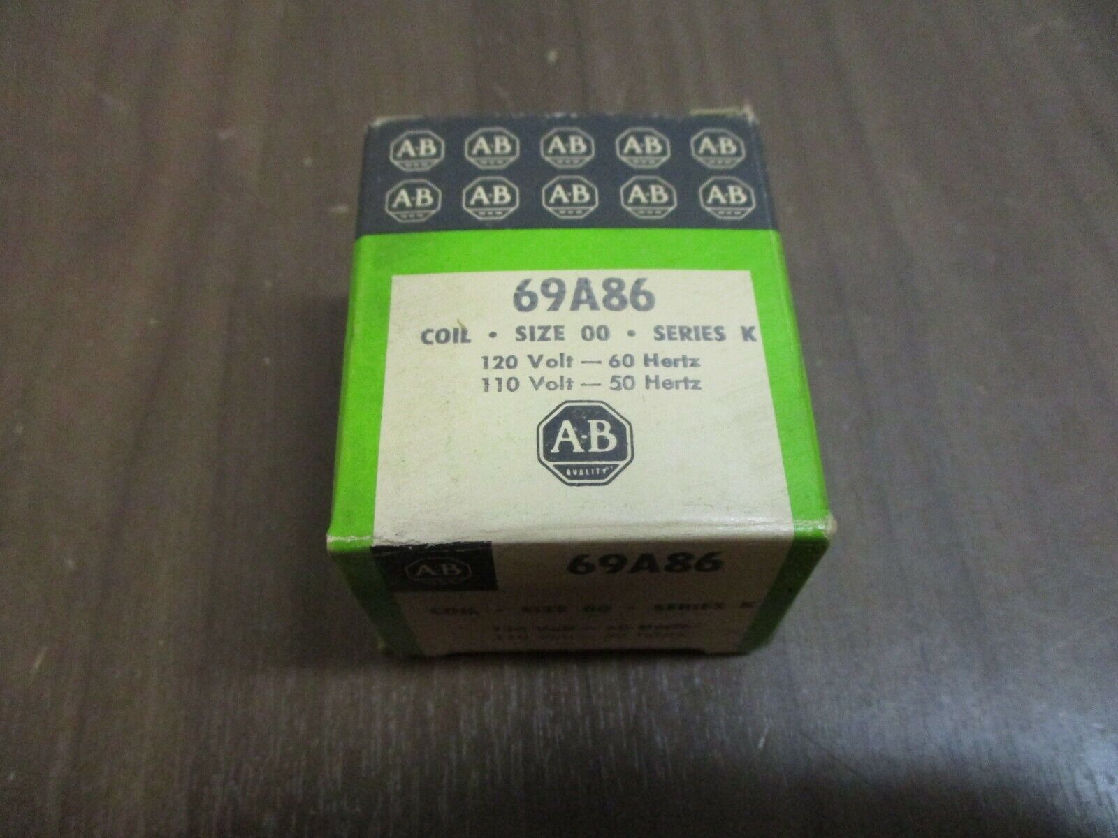 Allen-Bradley Size 00 Magnetic Coil 69A86 Ser. K 120V @ 60Hz, 110V @ 50Hz