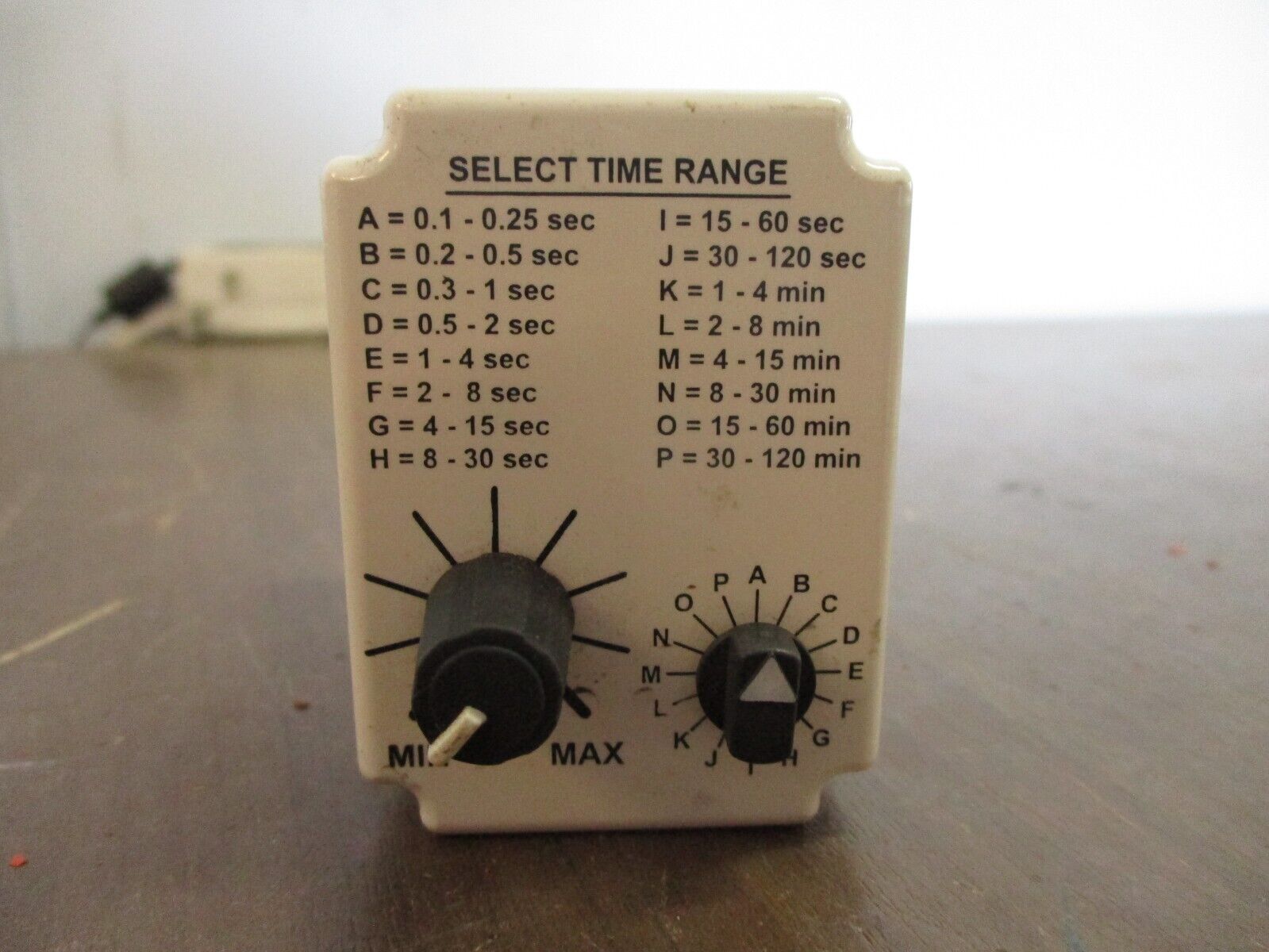 Macromatic Time Delay Relay TR-61622 Ser. B Off Delay 120V Range: 0.1s-2Hr Used