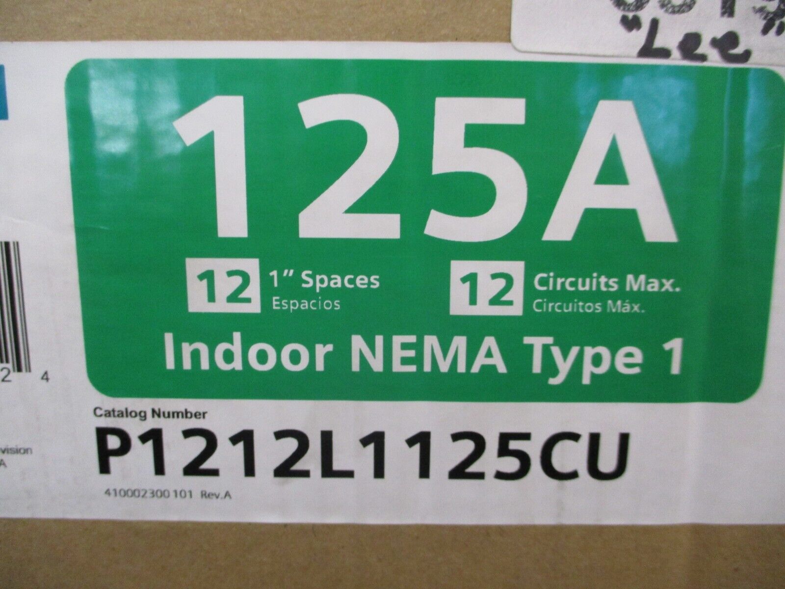 Siemens PL Series Main Lug Load Center P1212L1125CU 125A 120/240V 12-Space