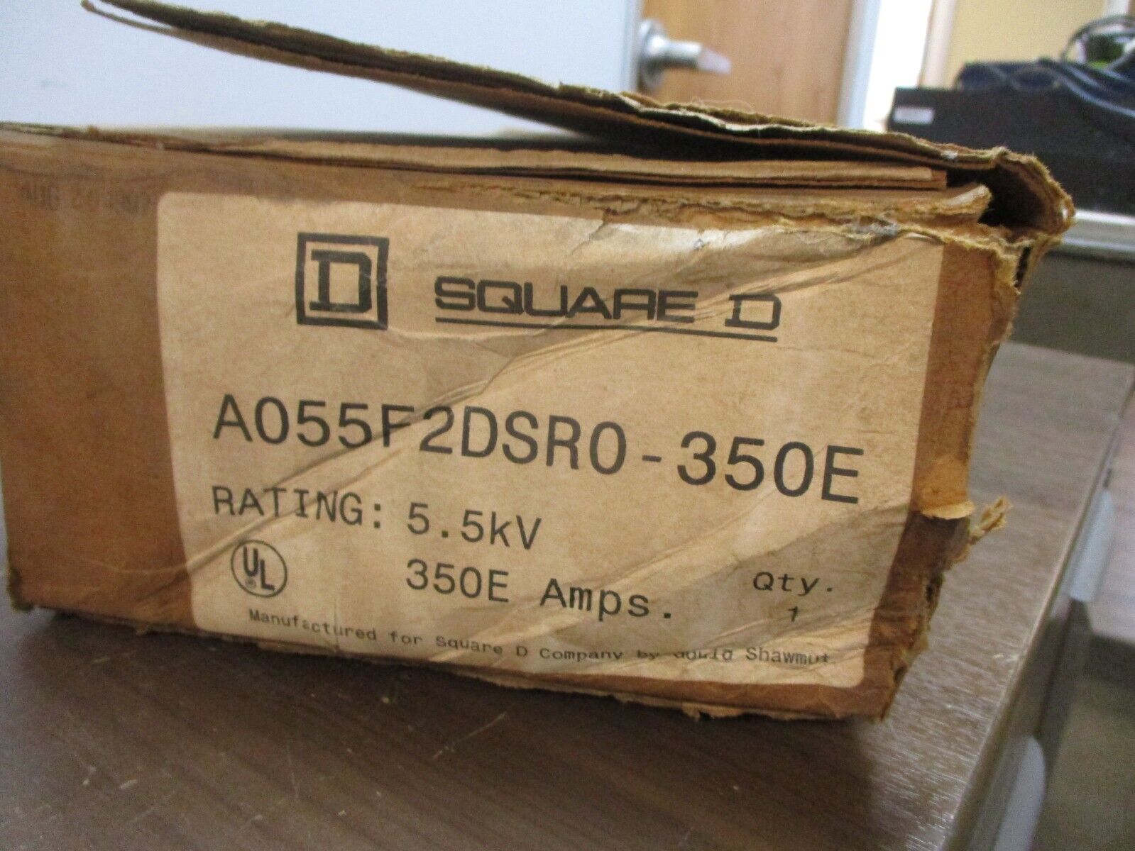 Square D Fuse A055F2DSR0-350E 350E 5.5kV New Surplus