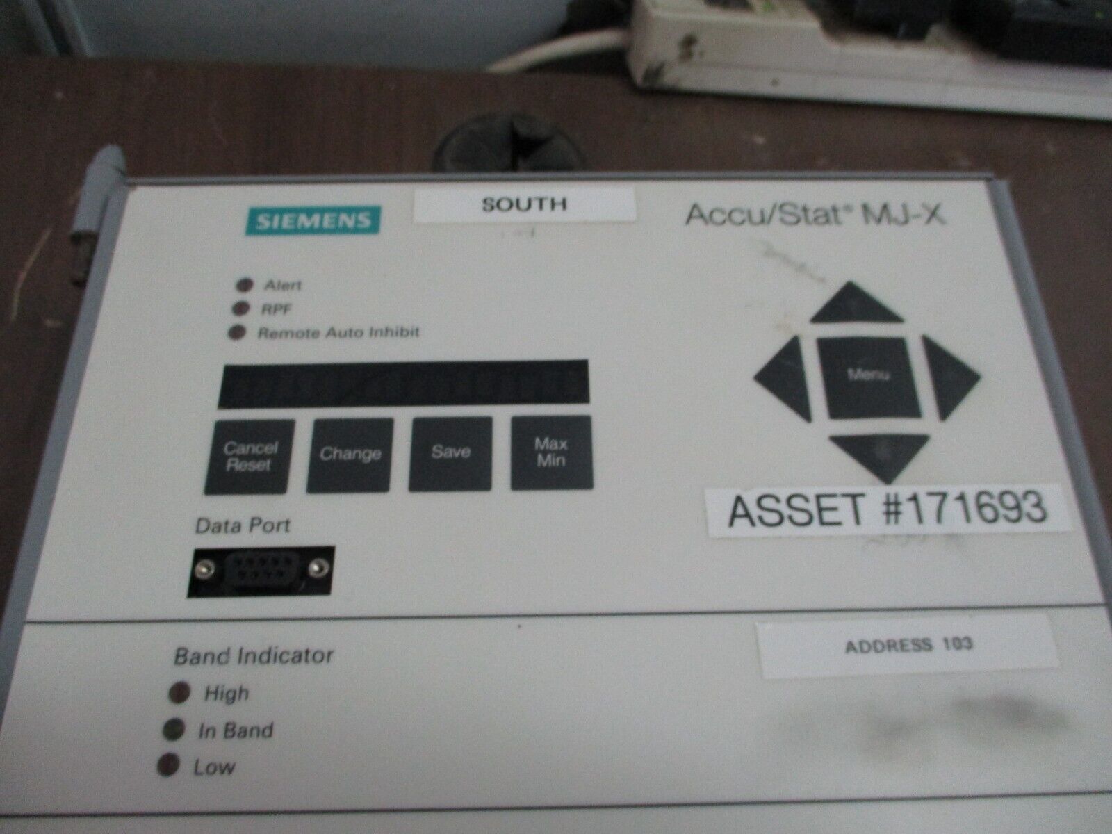 Siemens Accu/Stat MJ-X Voltage Regulator Control Panel S-62002 Used